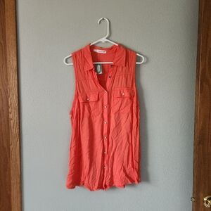 NWT Maurices Button-Up Tank